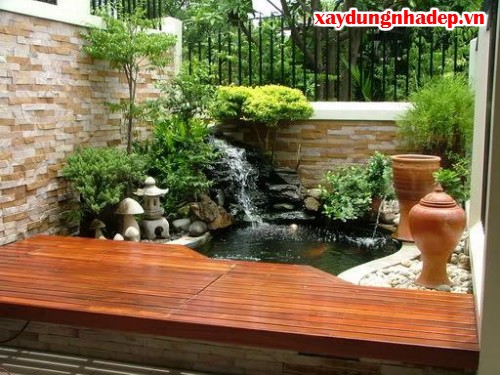 b&agrave;i tr&iacute; giếng trời v&agrave; tiểu cảnh mang lại sinh kh&iacute; cho ng&ocirc;i nh&agrave;