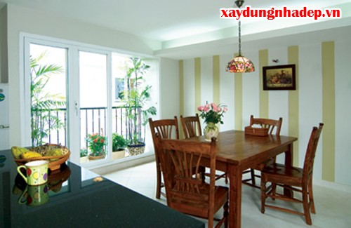 bố tr&iacute; vật dụng trong ph&ograve;ng ăn sao cho hợp l&yacute;