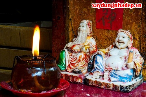 phong thủy b&agrave;n thờ thần t&agrave;i