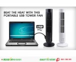Điều hòa cây hình quạt Tháp mini Towerfan cao 33cm cổng cắm USB 2.0