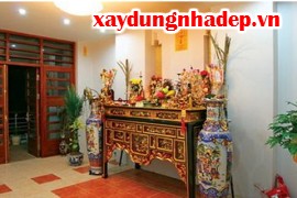 [Phong Thủy Xây Nhà] - Chọn kích thước chuẩn cho bàn thờ nhà bạn