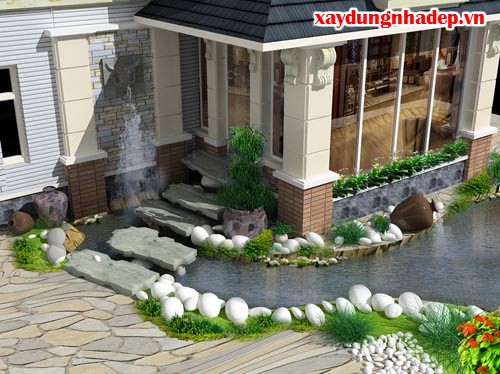 [Phong Thủy Xây Nhà] - Áp dụng thủy pháp cho khu vườn hợp phong thủy, 188, Công Danh, Xây Dựng Nhà Đẹp, 07/05/2015 14:45:43